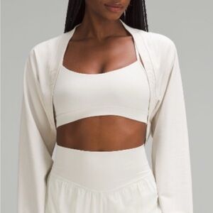 lululemon athletica French terry long sleeve shrug